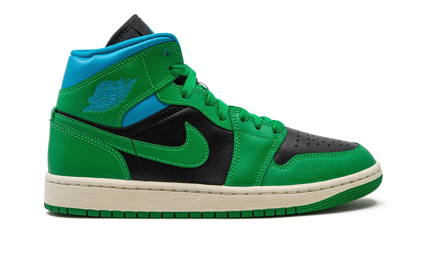 AIR JORDAN 1 MID WMNS "Lucky Green Aquatone" BQ6472 033
