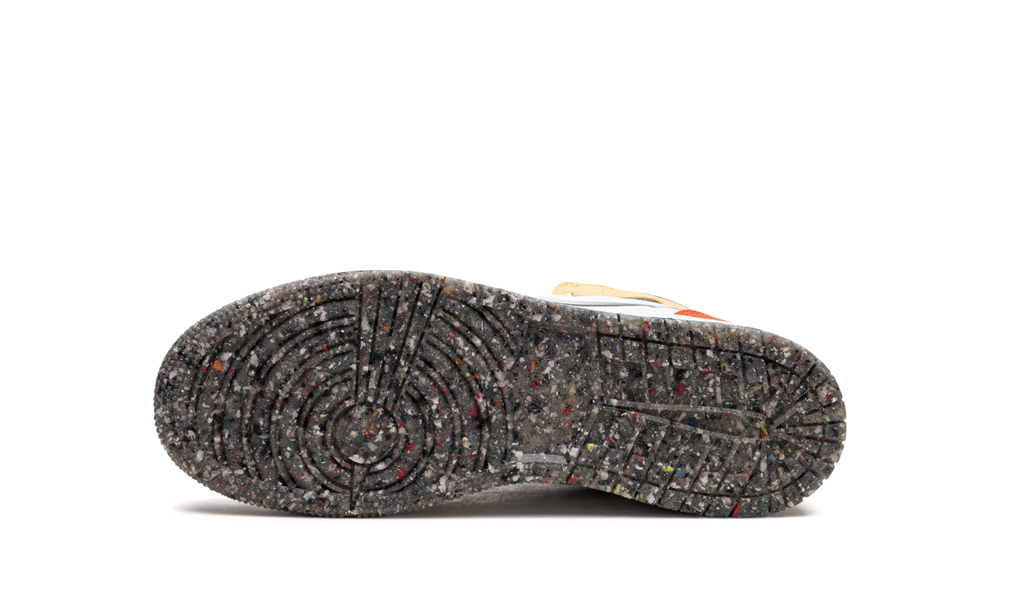 Air Jordan 1 Mid SE GS "Multi-Color Canvas" DV1316 100