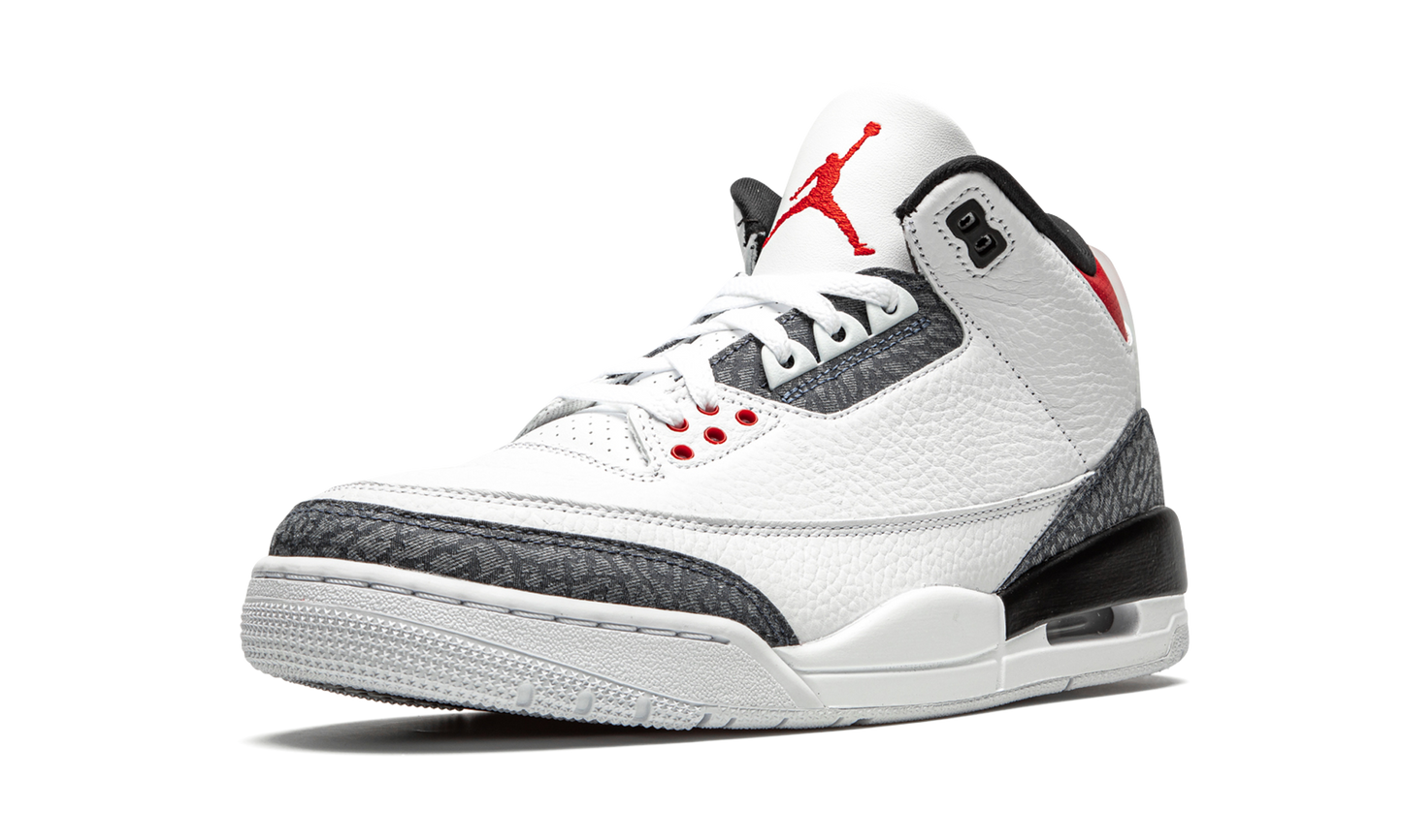 Air Jordan 3 Retro SE DNM "Fire Red Denim" CZ6431 100