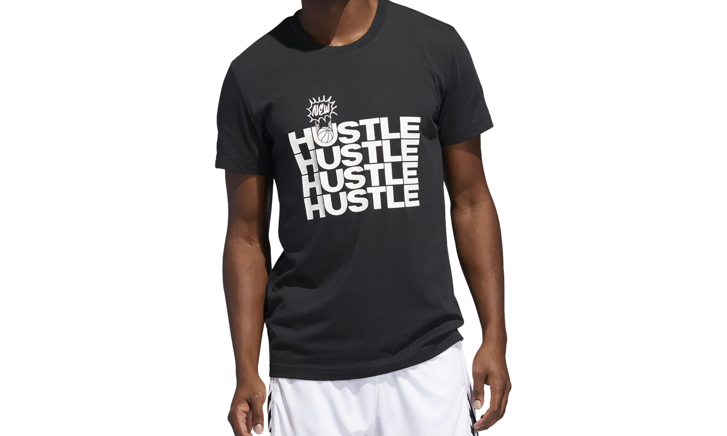 New Hustle Graphic Tee "Black" DZ8628