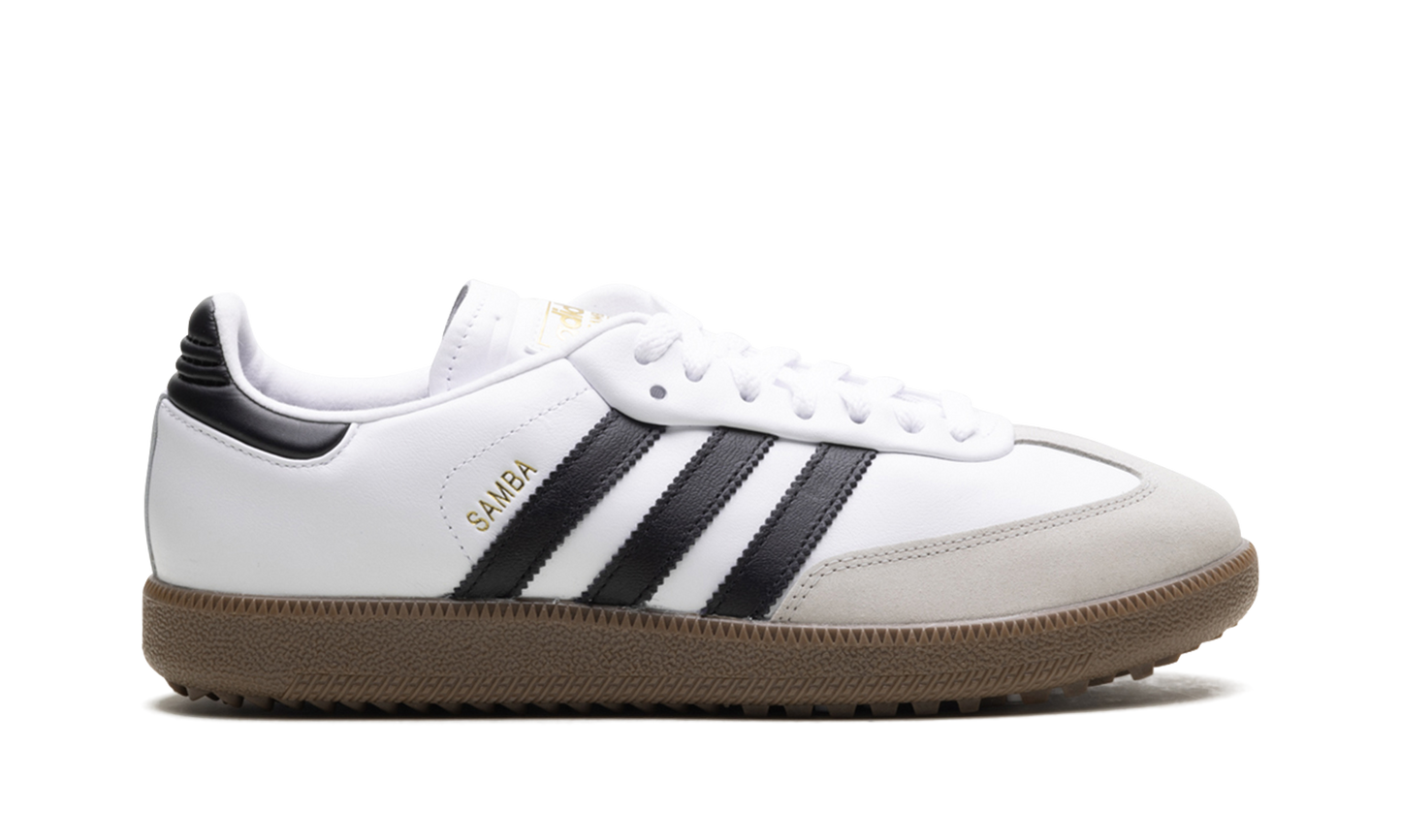 Samba Spikeless Golf "White Black Gum"