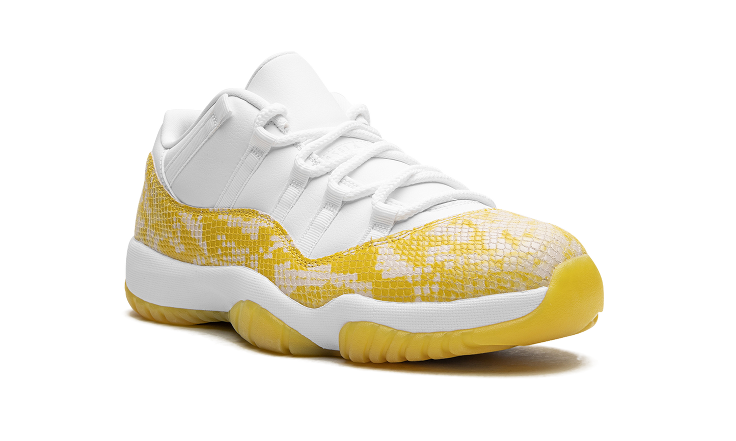 AIR JORDAN 11 LOW WMNS "Yellow Snakeskin" AH7860 107