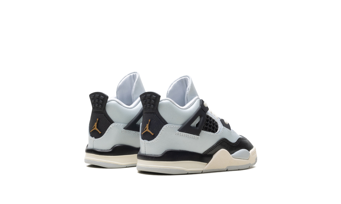JORDAN 4 RETRO TD "PURE PLATINUM/METALLIC GOLD-BLACK-SAIL" FZ8584 070