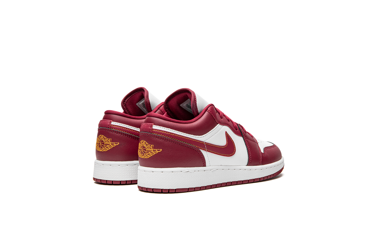 Air Jordan 1 Low GS "Cardinal Red" 553560 607