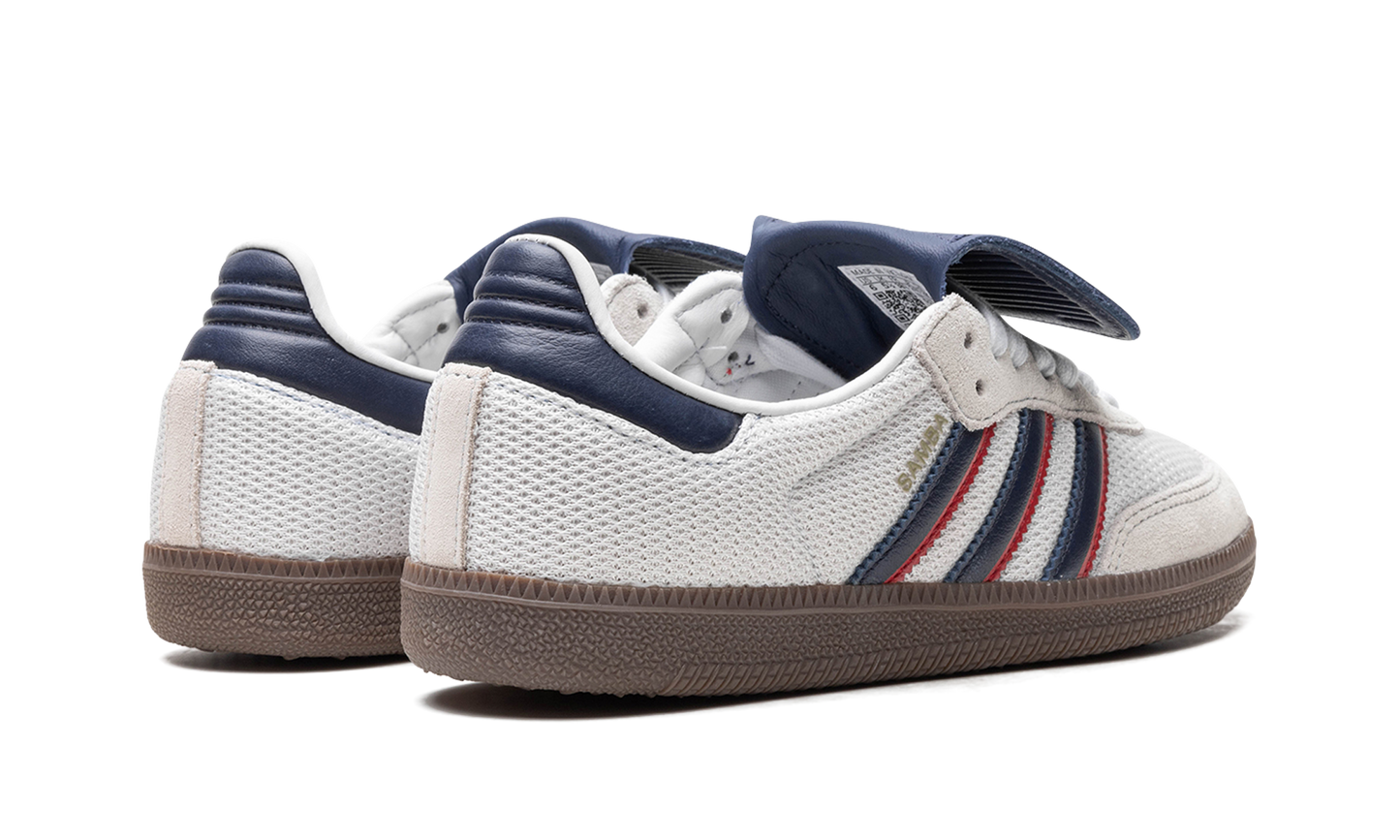 Samba LT "Crystal White Dark Blue" IE9169