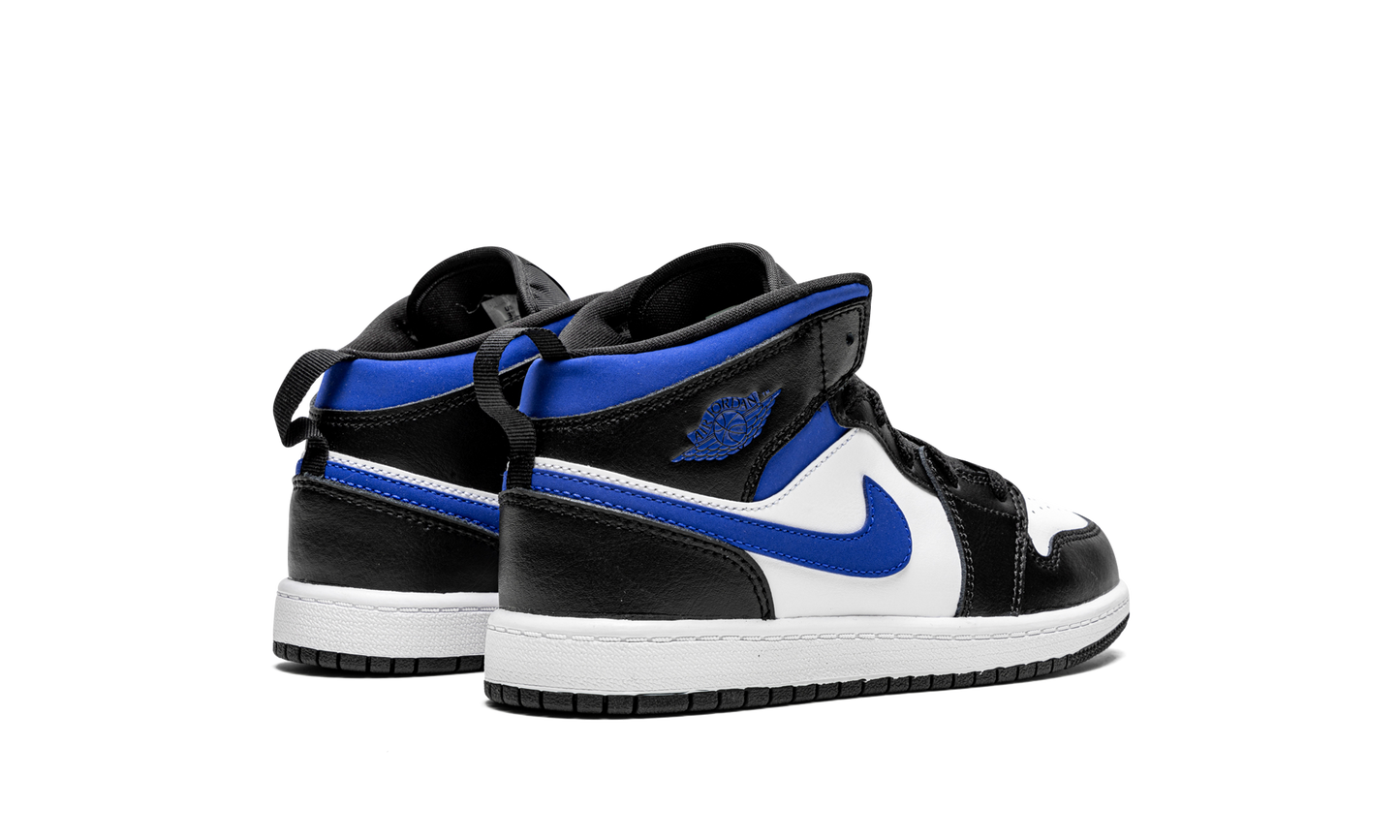 Jordan 1 Mid PS "Black / White/ Racer Blue" 640734 140