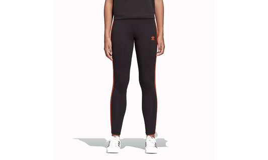 Womens Tennis Tights "Black / Craft Orange" DX2012