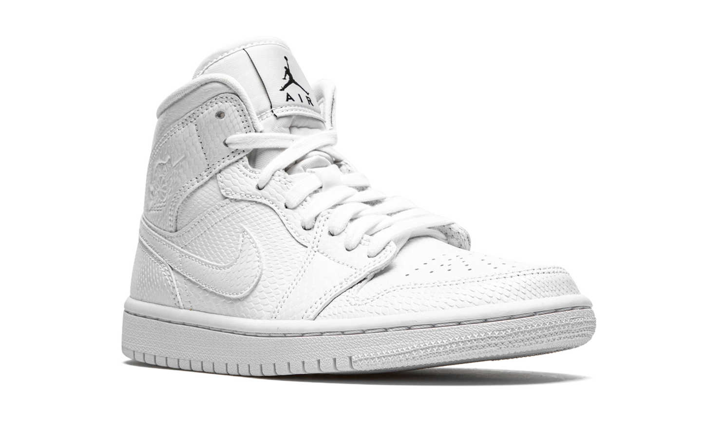 AIR JORDAN 1 MID WMNS "White Snakeskin" BQ6472 110