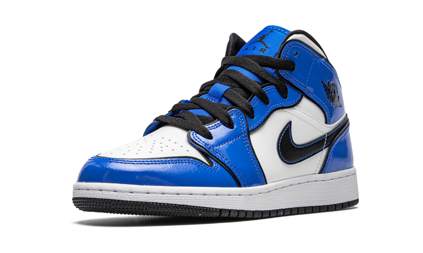 Air Jordan 1 Mid SE GS "Signal Blue" BQ6931 402