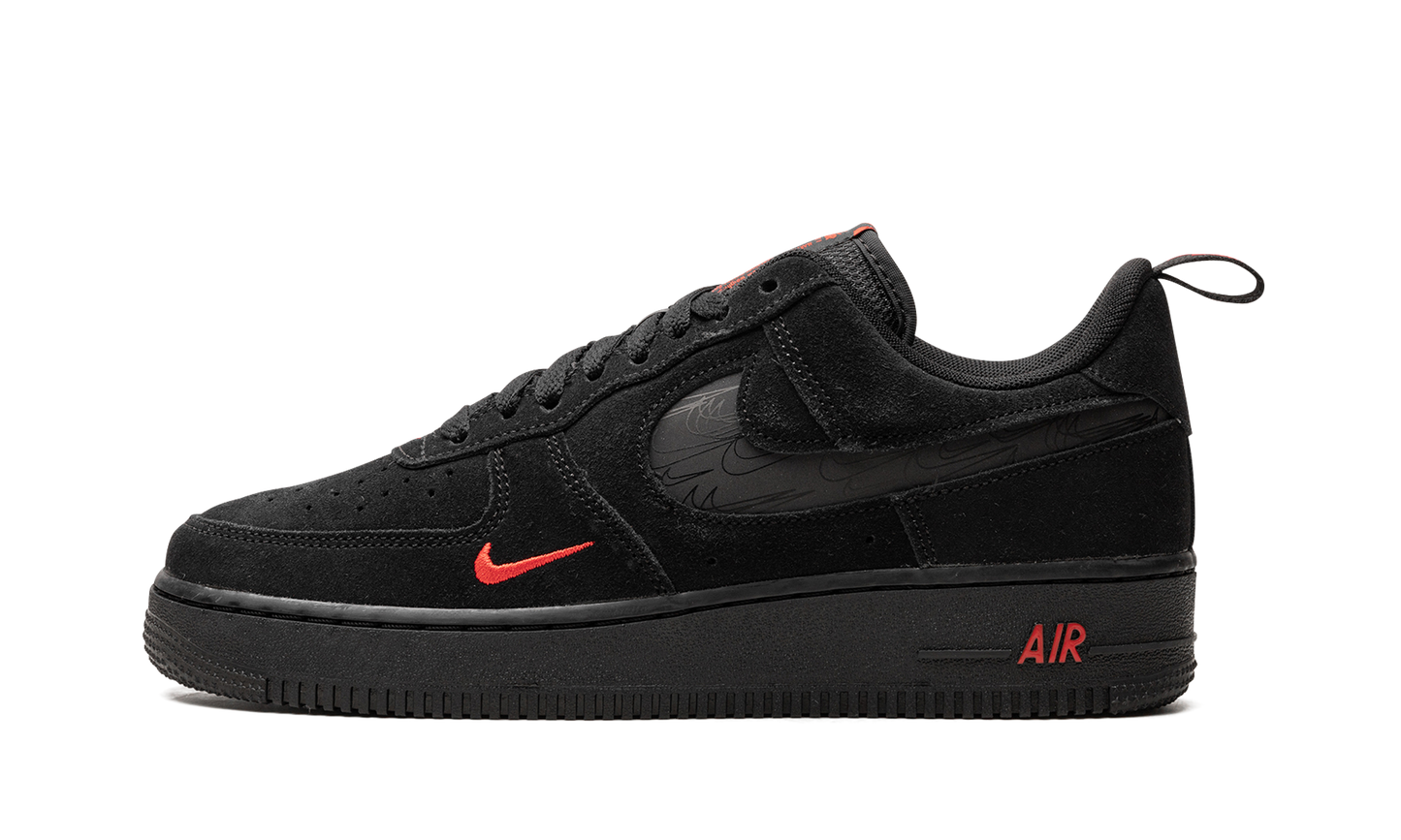 Air Force 1 Low "Multi Swoosh Black Crimson" DZ4514 001