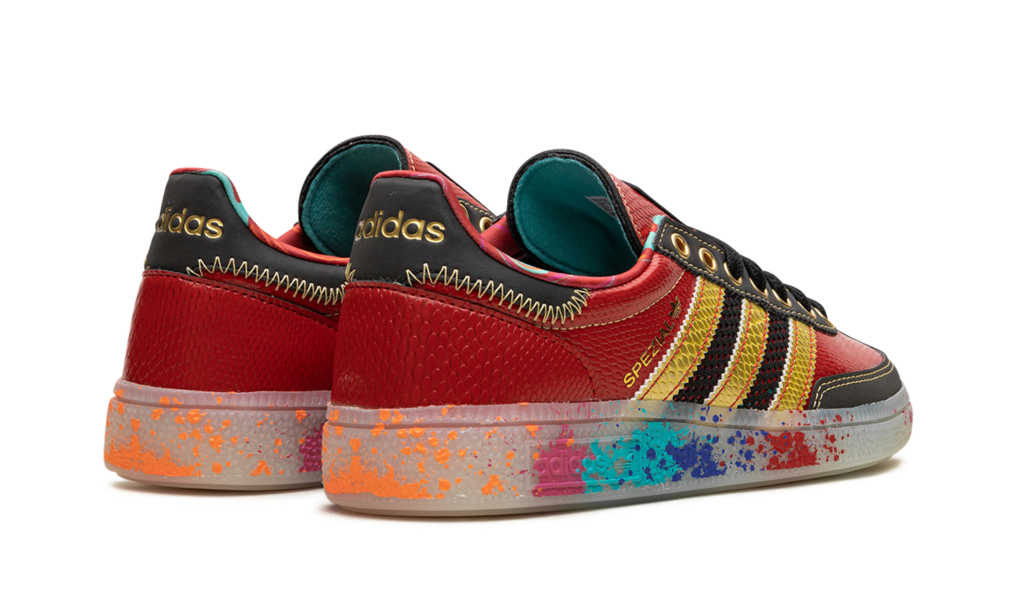 Handball Spezial "S.E.E.D. - Scarlet Gold Paint Splatter" ID8617