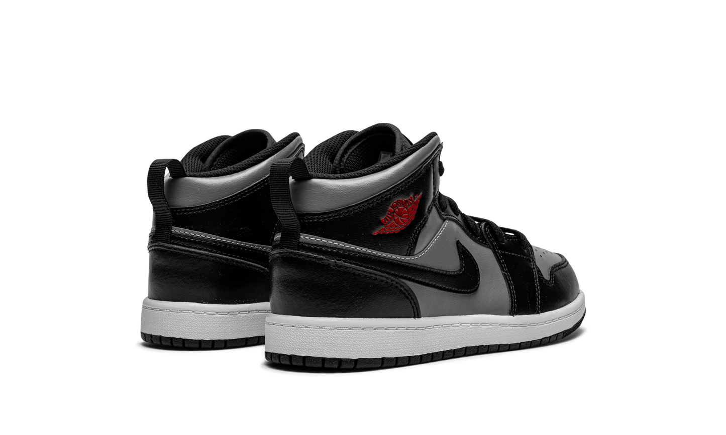 Air Jordan 1 Mid PS "Black / Shadow Grey" 640734 096