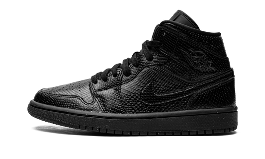 AIR JORDAN 1 MID WMNS "Black Snakeskin" BQ6472 010