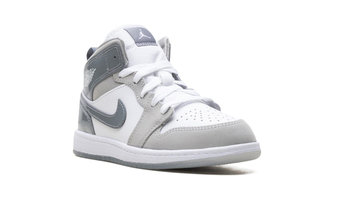 Air Jordan 1 Mid SE PS "White Medium Grey Cool Grey" HF3194 100
