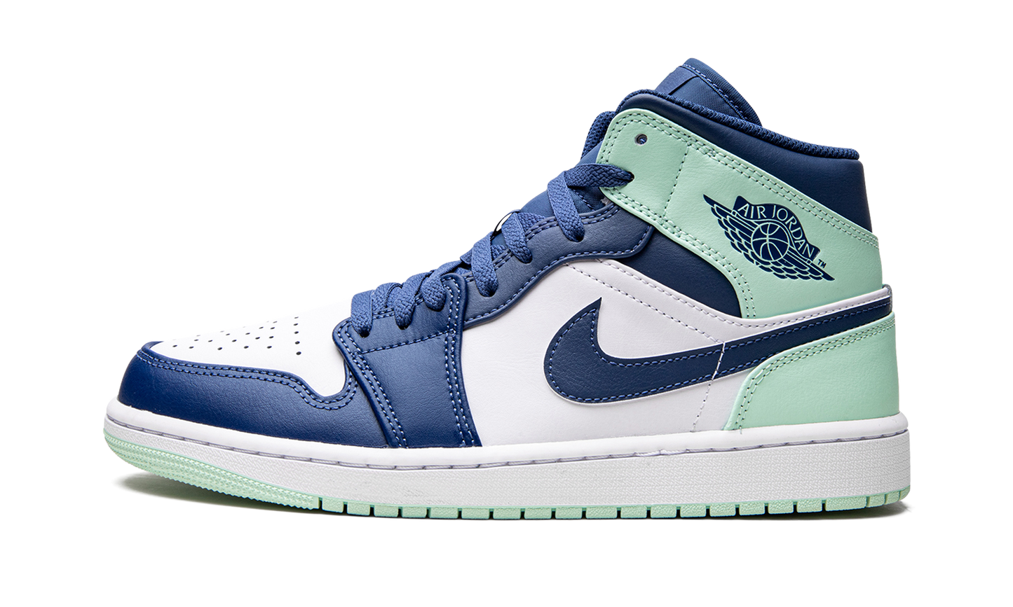 Air Jordan 1 Mid "Blue Mint" 554724 413