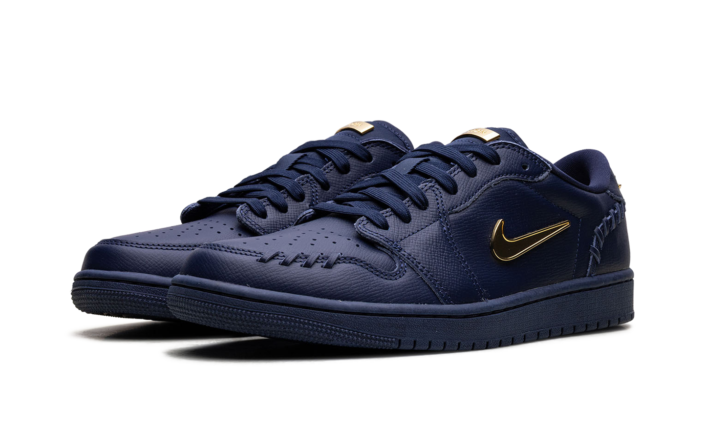 Jordan 1 Low WMNS "Method of Make Midnight Navy Metallic Gold" FN5032 400