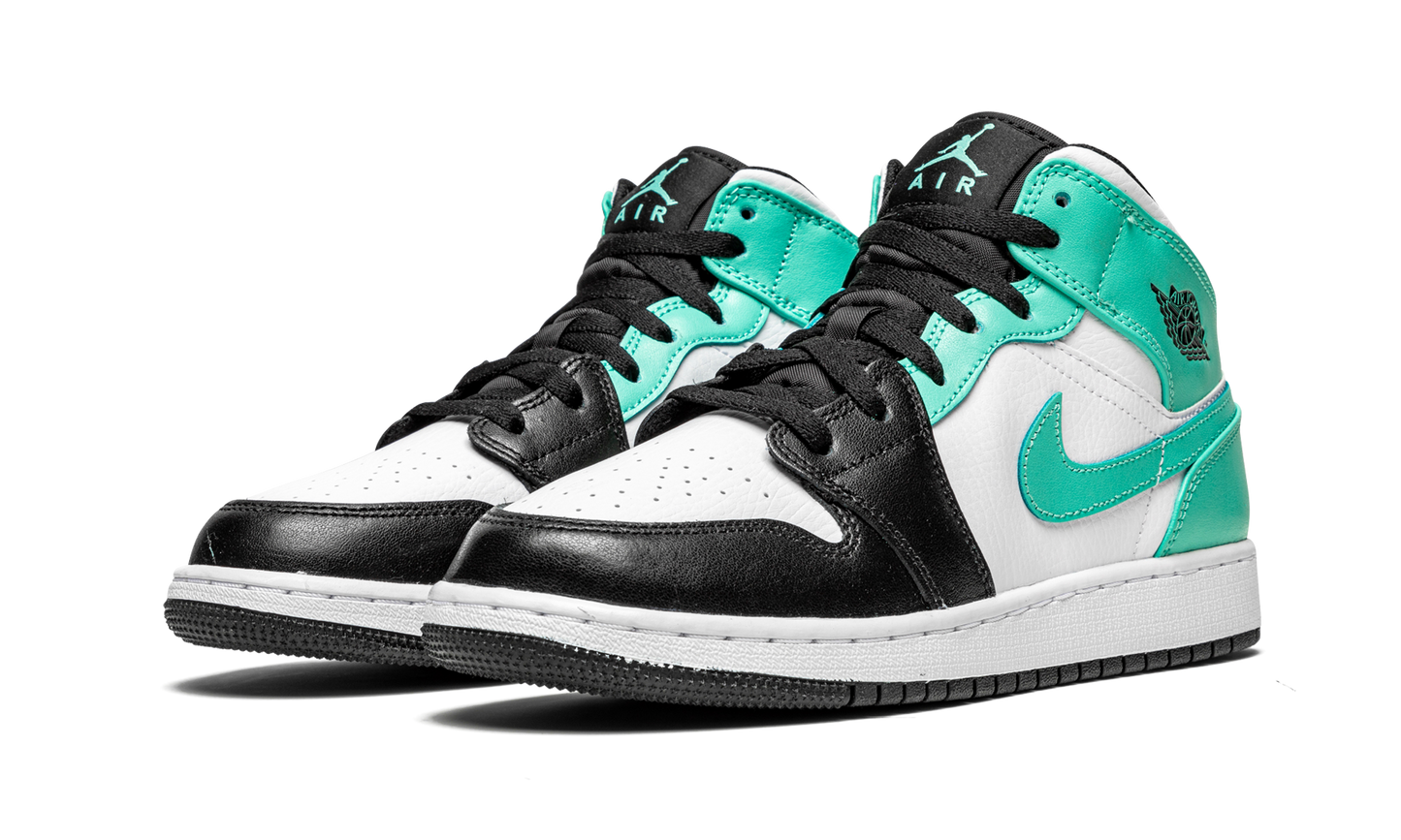 Air Jordan 1 Mid GS "Igloo - Tropical Twist" 554725 132