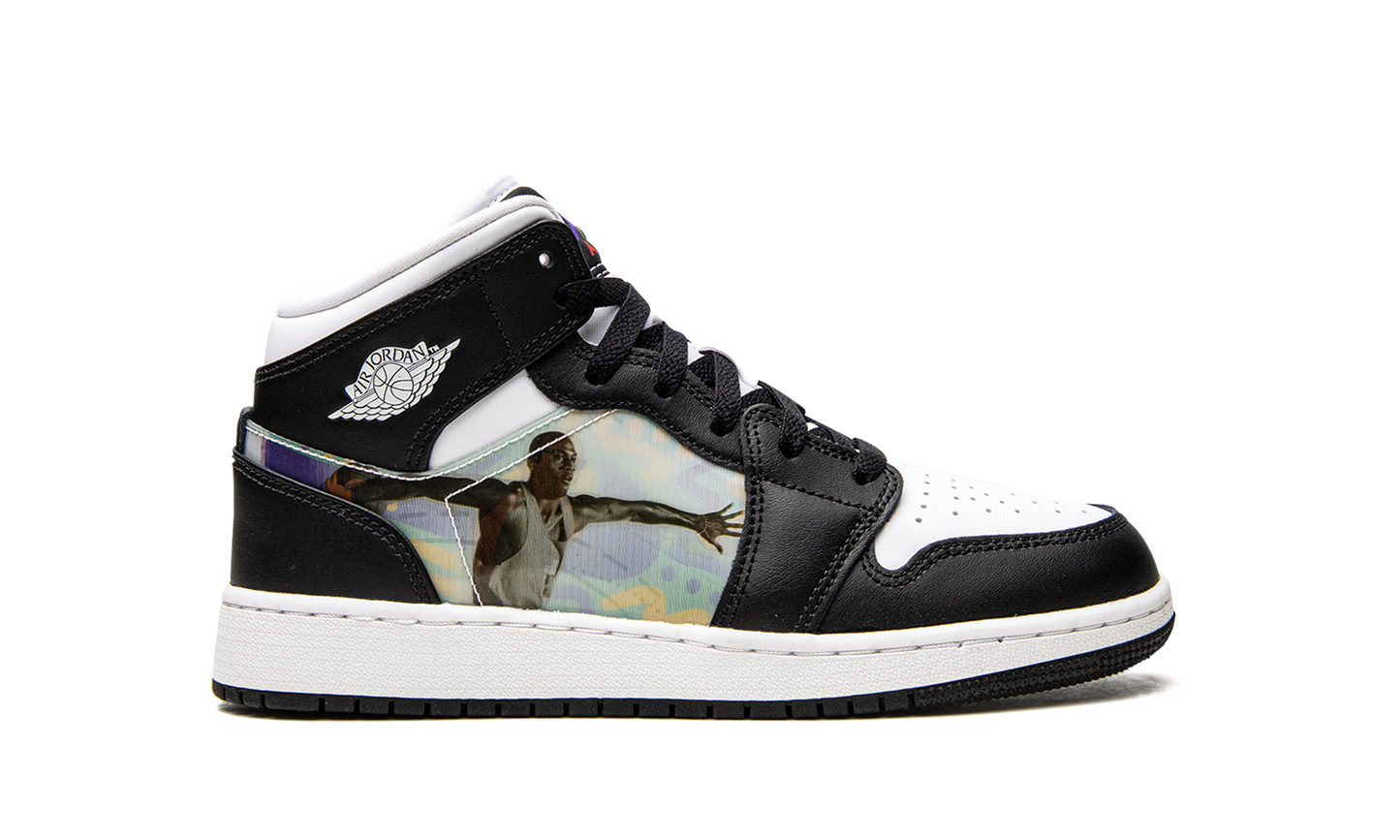 Air Jordan 1 Mid GS "Hologram" DR9495 001