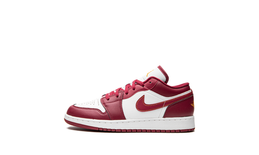 Air Jordan 1 Low GS "Cardinal Red" 553560 607