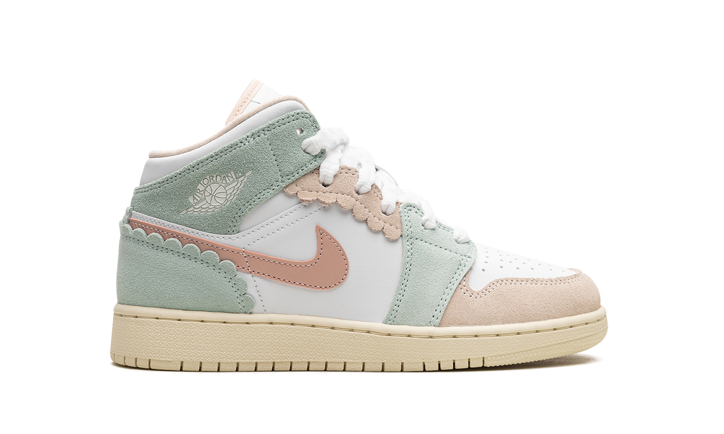 Air Jordan 1 Mid GS "Pink Oxford" DZ5361 100