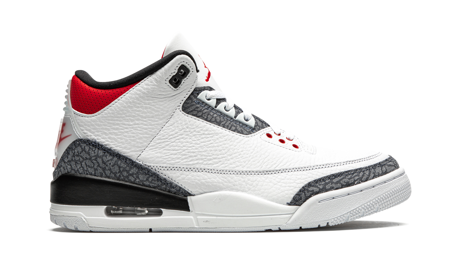 Air Jordan 3 Retro SE DNM "Fire Red Denim" CZ6431 100