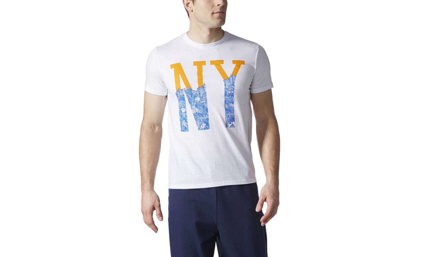 New York City Training T-Shirt "White / Orange / Satellite" BP7739