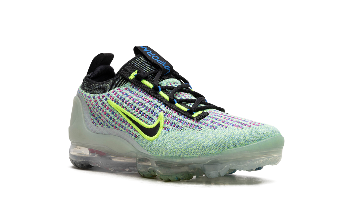 Air VaporMax 2021 Flyknit Next Nature GS "VOLT PHOTO BLUE" DX3367 700