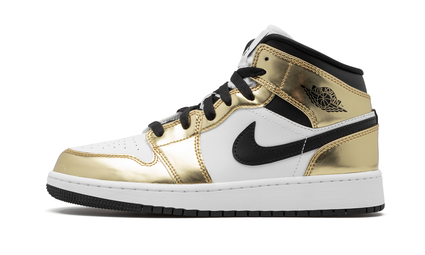 Air Jordan 1 Mid SE GS "Metallic Gold" DC1420 700