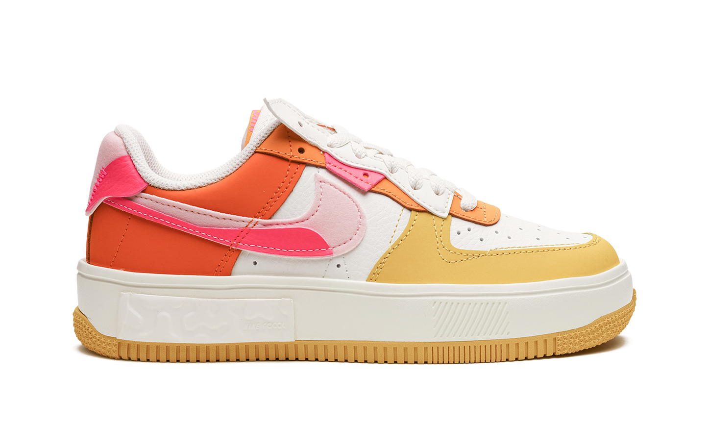 AIR FORCE 1 FONTANKA MNS WMNS "Summit White/Solar Flare/Medium Soft Pink/Hyper Pink" DX2675 100
