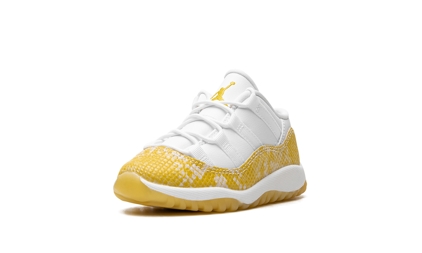 Air Jordan 11 Low TD "Yellow Snakeskin" 645107 107