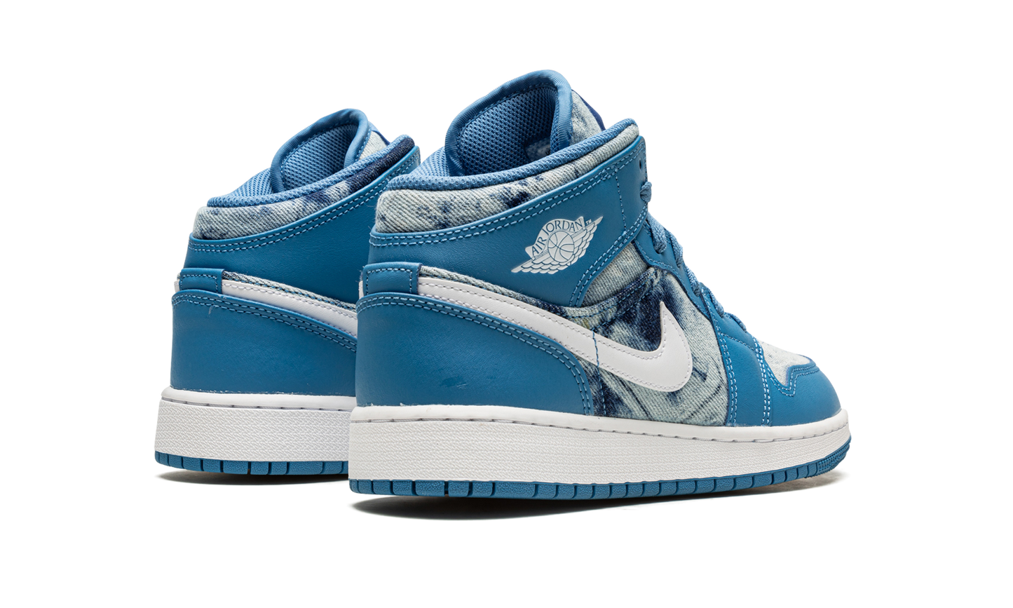 Air Jordan 1 Mid GS "Washed Denim" DM8951 400