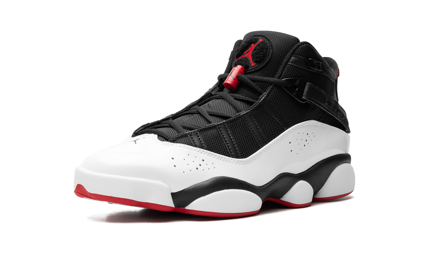 Air Jordan 6 Rings "Wht/Blk/Red" 322992 067