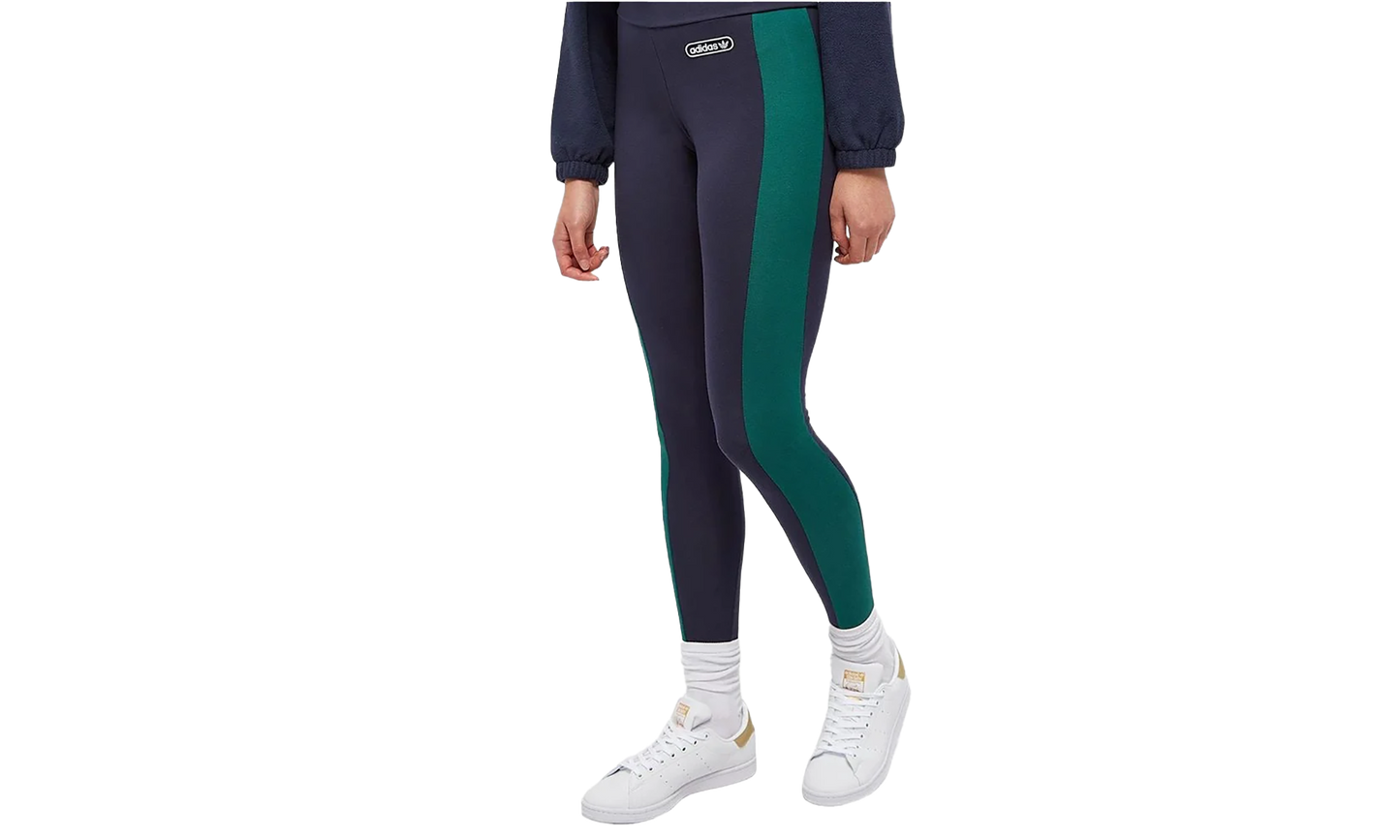 Retro Luxury Leggings "Legend Ink / Collegiate Green" HL0026