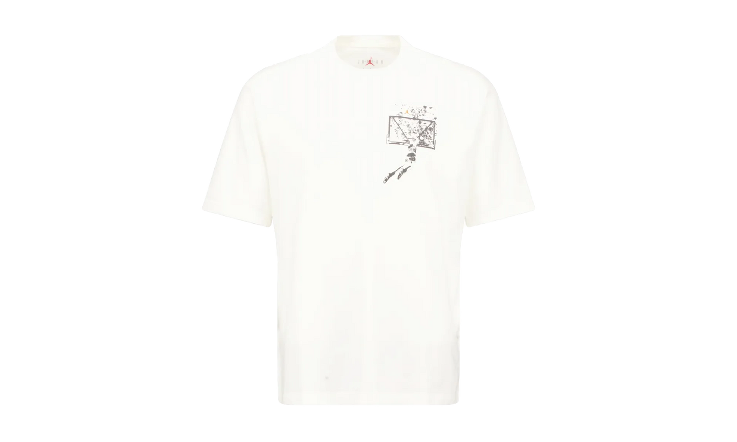 Air Jordan Brooklyn Oversized Graphic Tee "Grey / Beige" IB3297 133