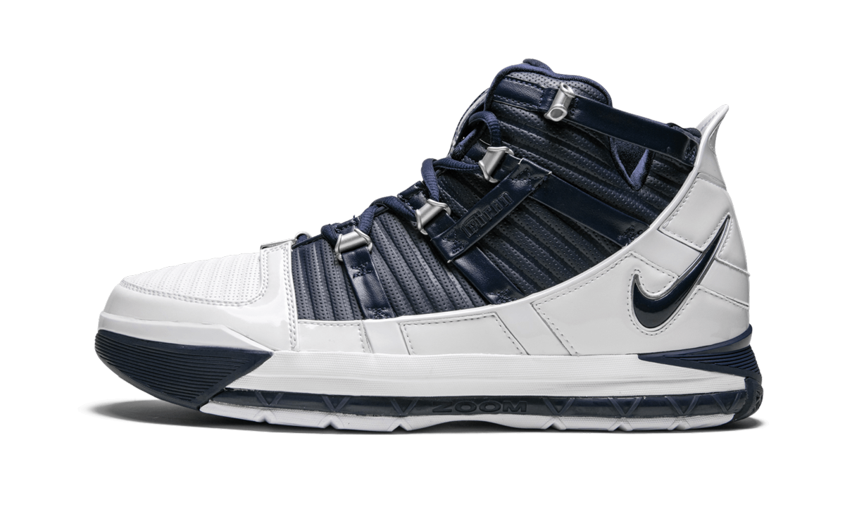 Zoom Lebron 3 QS "White/Navy"