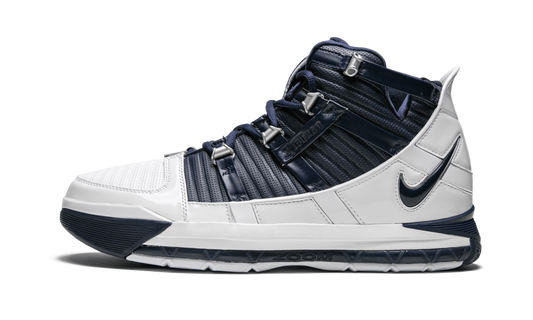Zoom Lebron 3 QS "White/Navy"