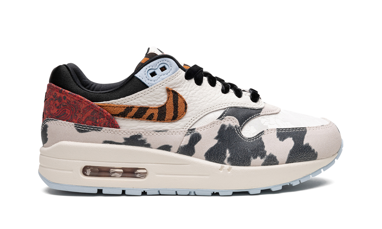 AIR MAX 1 '87 MNS WMNS "Tiger Swoosh Cow Print" FD0827 133
