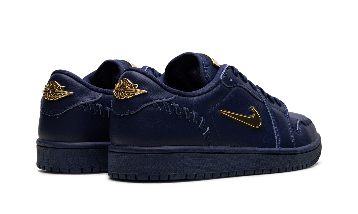 Jordan 1 Low WMNS "Method of Make Midnight Navy Metallic Gold" FN5032 400