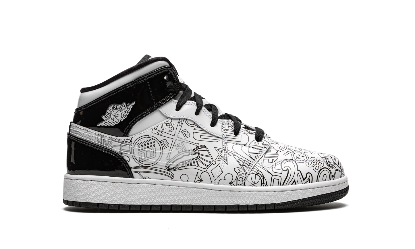 Air Jordan 1 MID SE GS "DIY" DC4099 100