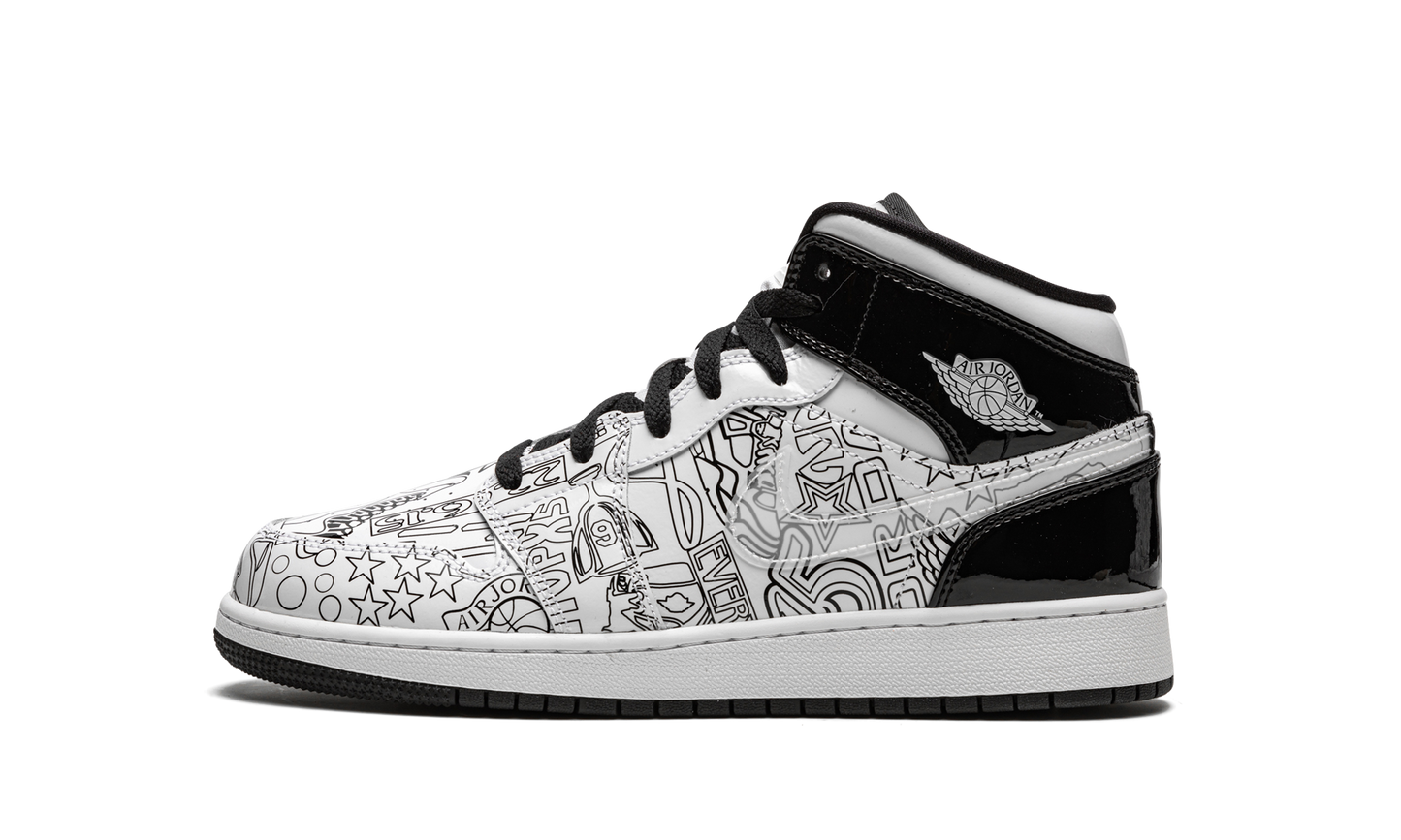 Air Jordan 1 MID SE GS "DIY" DC4099 100