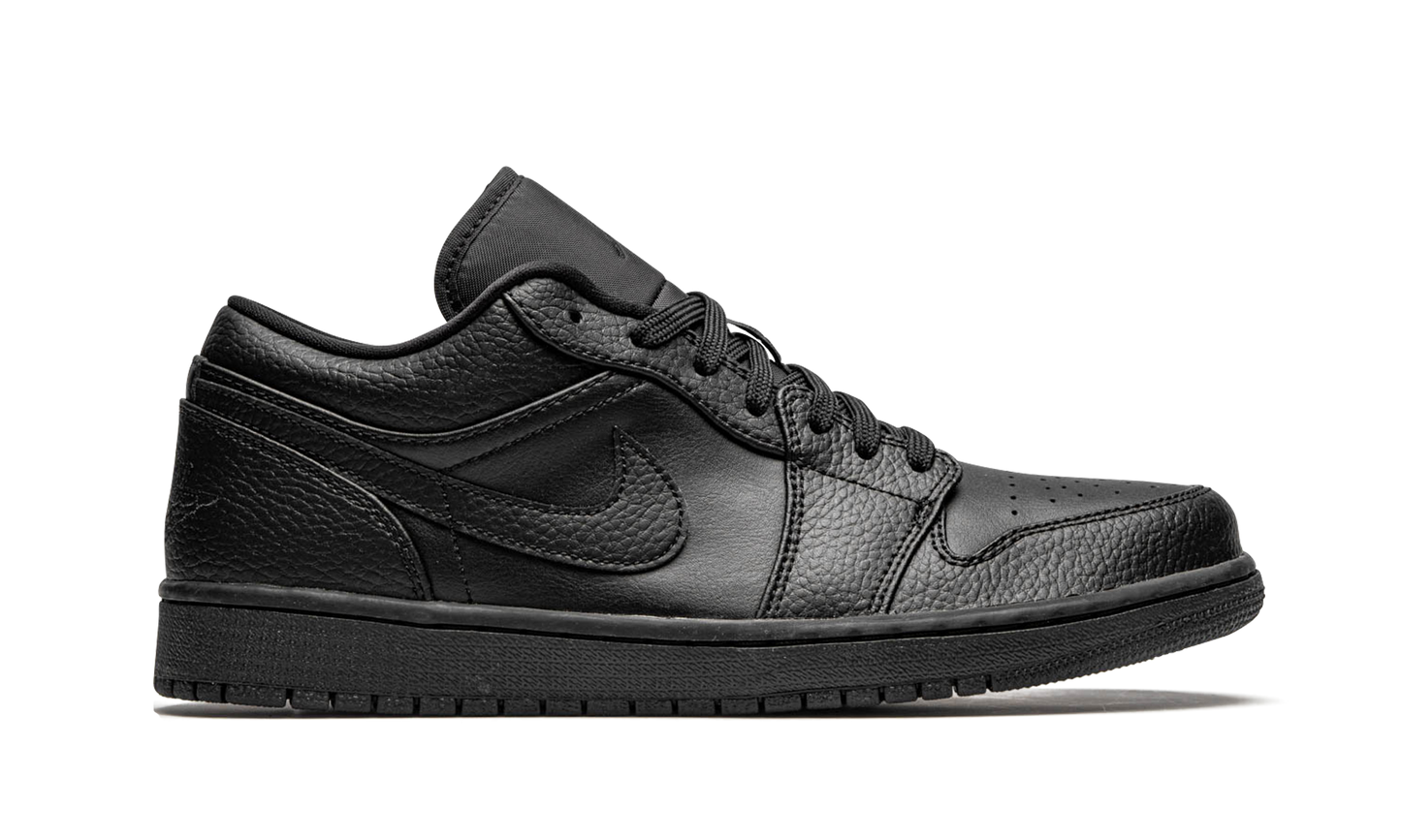 Air Jordan 1 Low "Triple Black" 553558 091