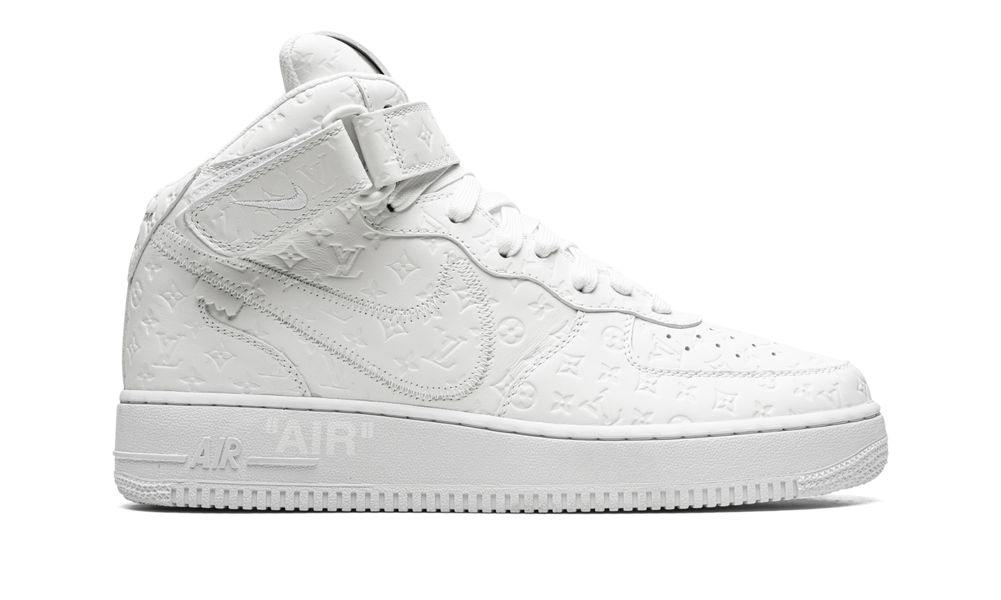 Louis Vuitton Air Force 1 Mid "Virgil Abloh - White/White" 1A9V90