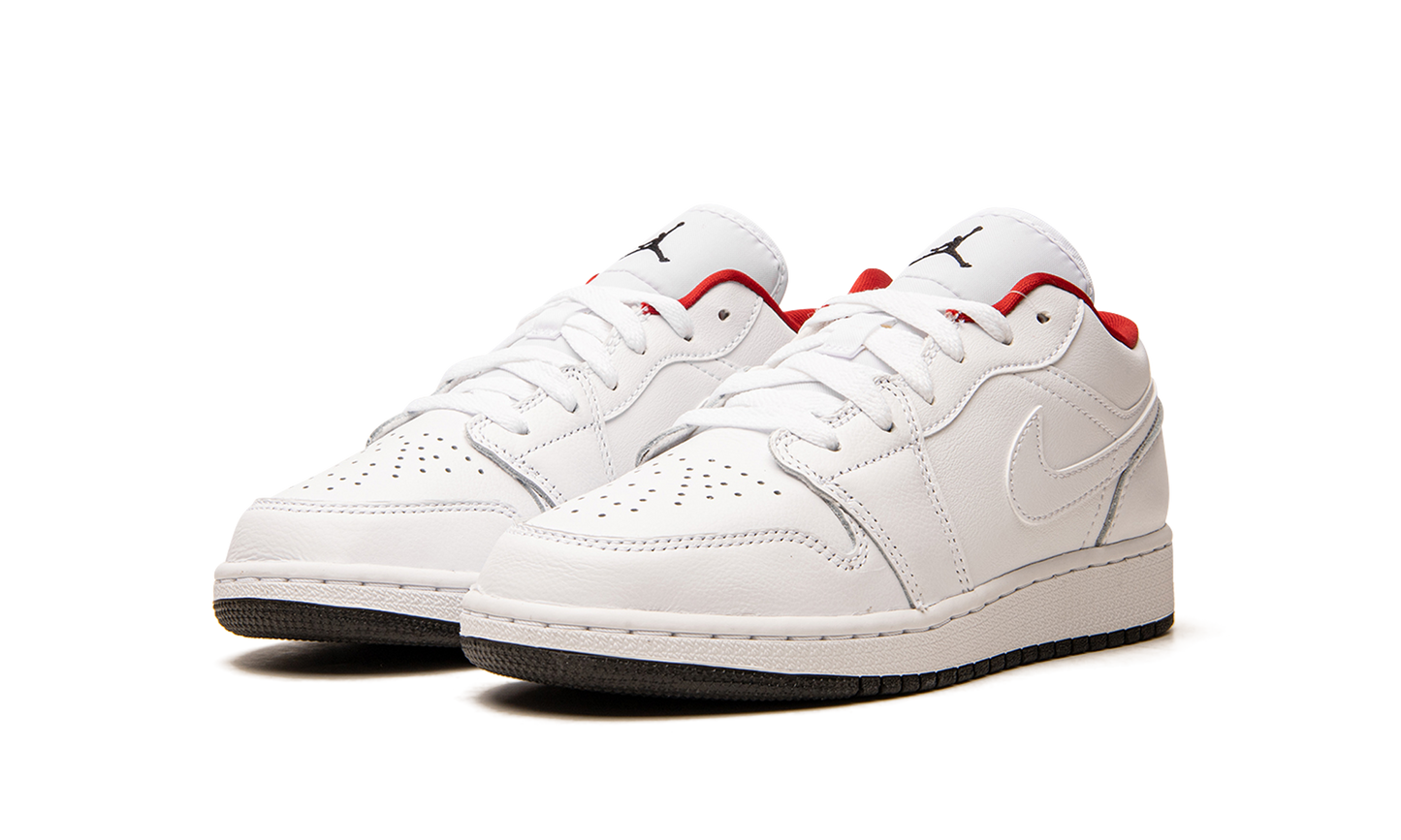 Air Jordan 1 Low GS "White / Red"