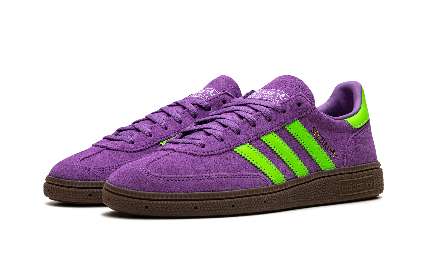 Handball Spezial Elastic WMNS "Active Purple Solar Green" JS0251