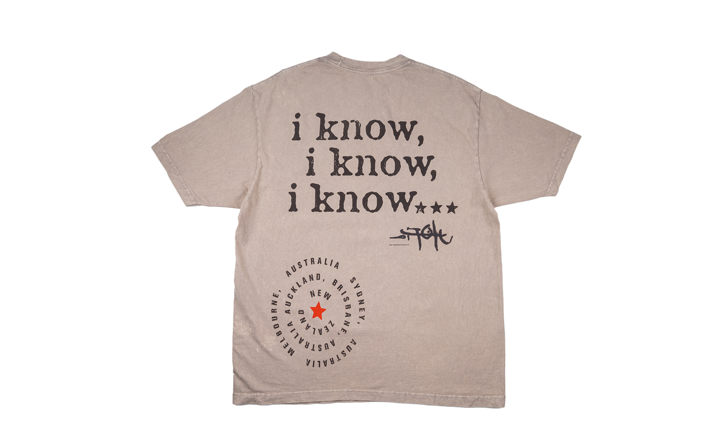 Utopia I Know Tee "Australia - Grey" TSUC16