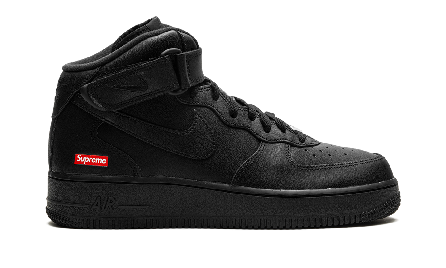 Air Force 1 Mid "Supreme - Mini Box Logo Black" FZ8784 001