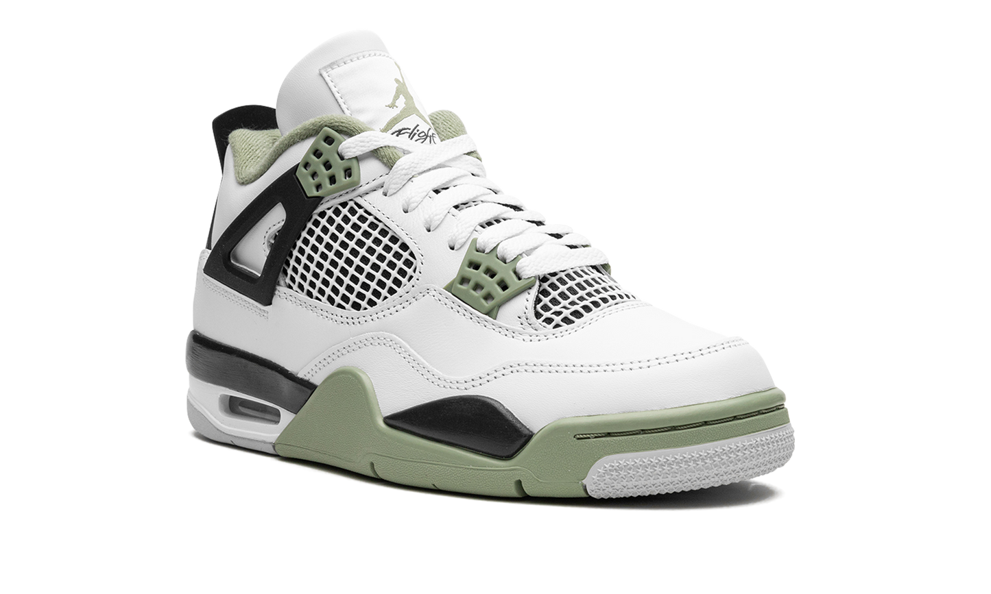Air Jordan 4 Retro WMNS "Seafoam Oil Green" AQ9129 103