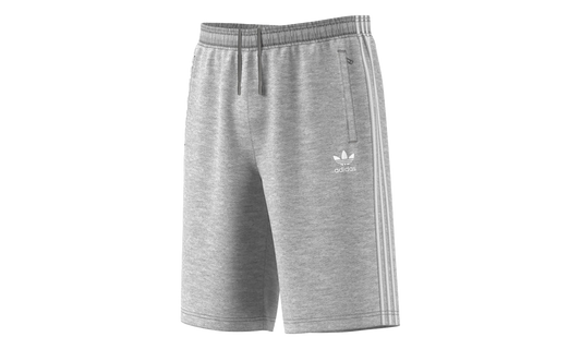 Originals 3 Stripes French Terry Short "Medium Grey Heather / White" CE4836