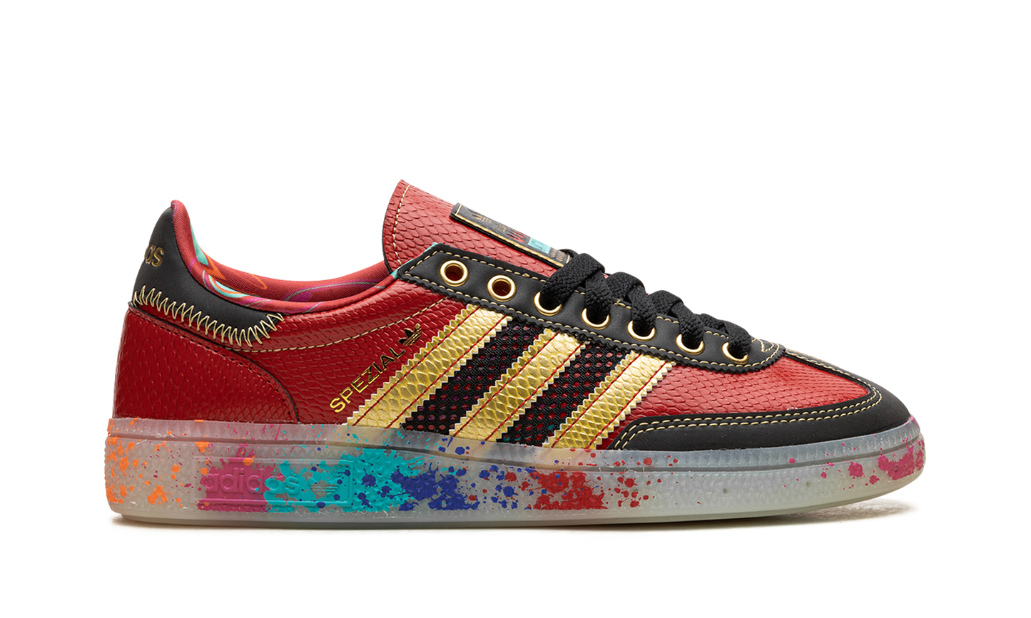 Handball Spezial "S.E.E.D. - Scarlet Gold Paint Splatter" ID8617