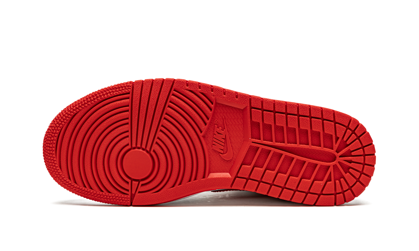 AIR JORDAN 1 MID WMNS "Patent Leather Navy / White / Red" DJ5984 400